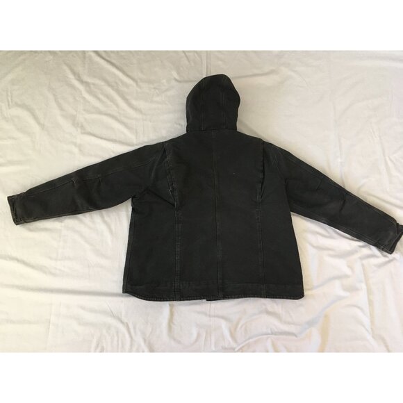 Carhartt Sherpa Lined Hooded Coat Loose Fit Black WJ141BLK Women's XXL - Picture 5 of 16